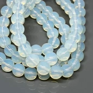 Created Opalite 4mm Smooth Round AAA Grade Gemstone Beads Strand