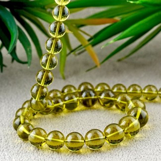 Olive Quartz 8x10mm Oval Barrel Natural Gemstone Beads 15.5" for Jewelry Making 