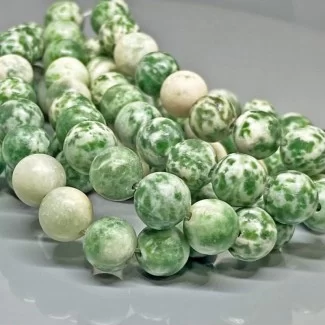 Natural Matte Tree Agate 6mm Smooth Round A Grade Gemstone Beads Strand