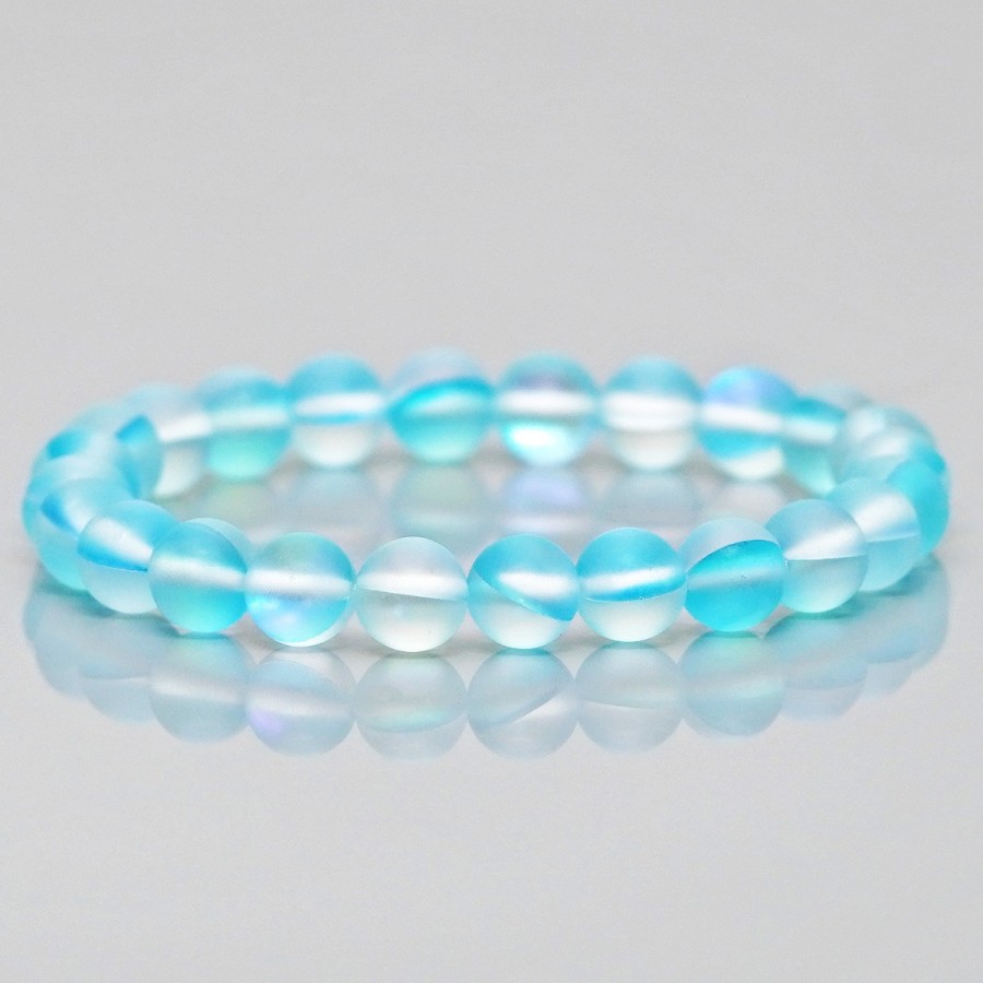 Jewellery Bracelet for Women and Men - Natural Aquamarine Healing Bracelet  Reiki Chakra Crystals Healing | Multi