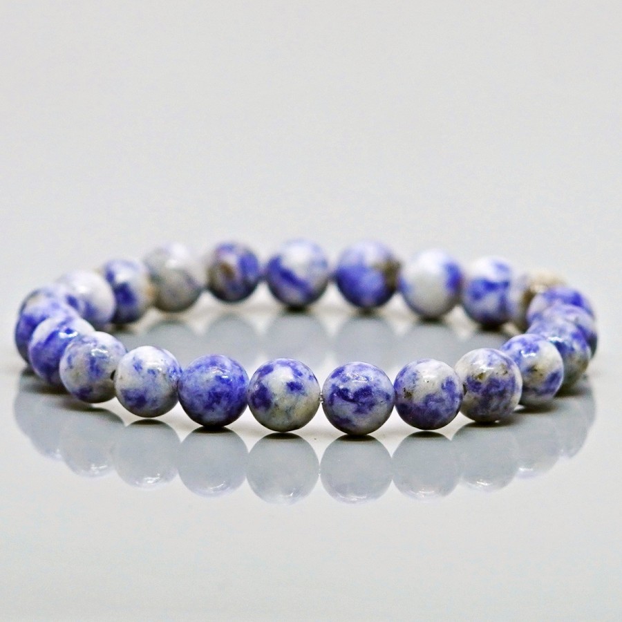 Reiki Crystal Products Certified Sodalite Crystal Round Beads 8 mm Stone  Bracelet for Reiki Healing for Unisex Adult , Blue : Amazon.in: Jewellery