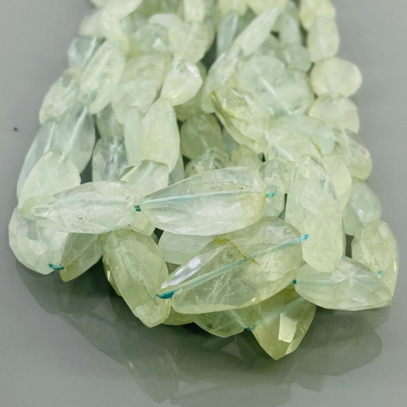 Natural Aquamarine 12-24mm Faceted Nugget A Grade Beads Strand