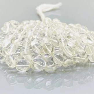 Natural Crystal Quartz 5-11mm Smooth Nugget AAA Grade Gemstone Beads Strand
