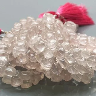Natural Rose Quartz 11mm Smooth Fancy AA Grade Gemstone Beads Strand